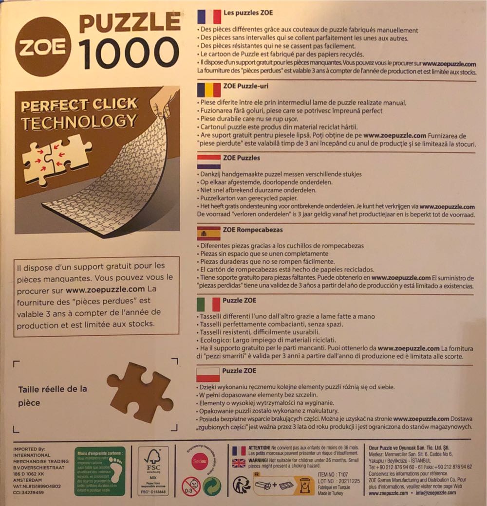 Fifth Avenue NYC - Zoe Puzzles puzzle collectible [Barcode 8681842206502] - Main Image 3