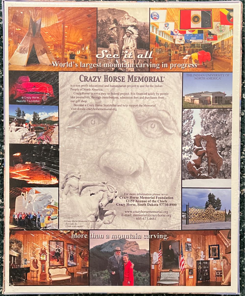 Never Forget Your Dreams-Crazy Horse Memorial*-NEW! - White Mountain Puzzles puzzle collectible [Barcode 724819255757] - Main Image 2