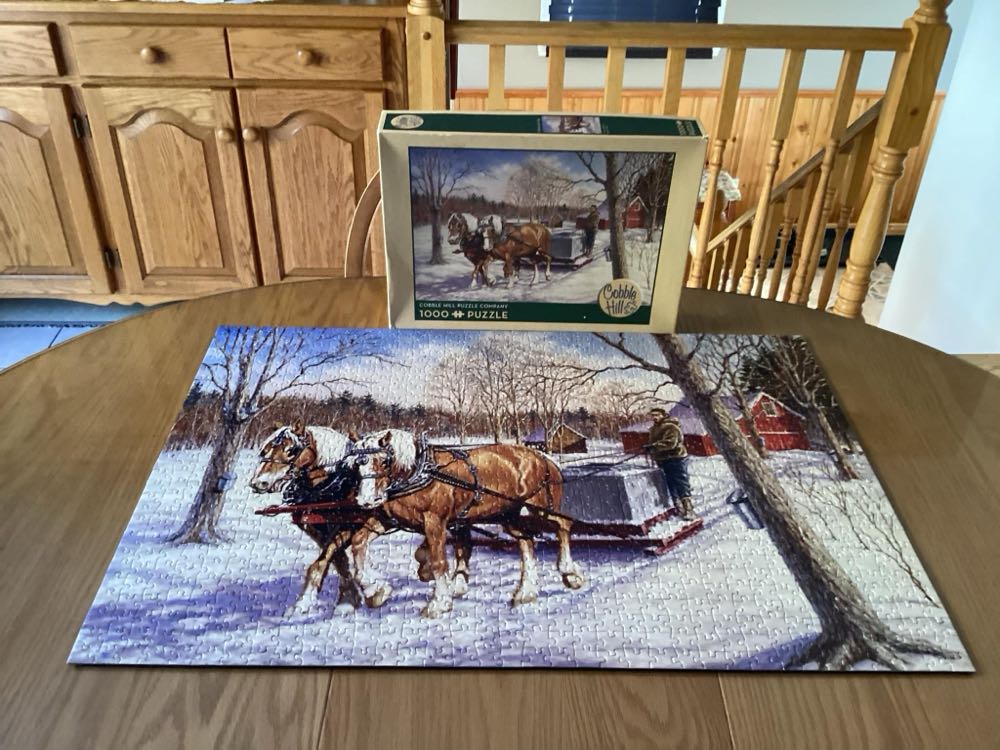 Collecting The sap - Cobble Hill puzzle collectible [Barcode 625012516037] - Main Image 2