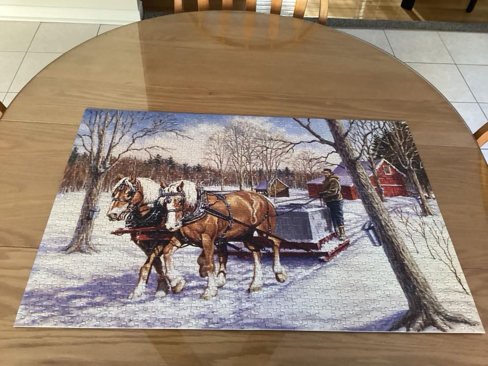 Collecting The sap - Cobble Hill puzzle collectible [Barcode 625012516037] - Main Image 3