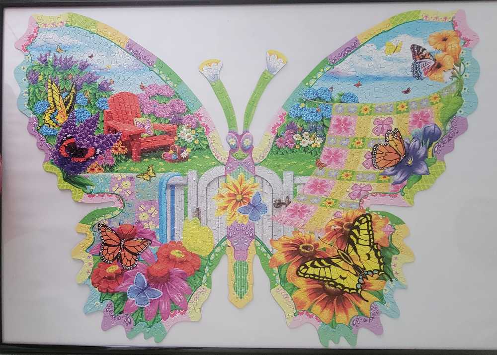 Butterfly Summer - SunsOut puzzle collectible [Barcode 796780961524] - Main Image 2