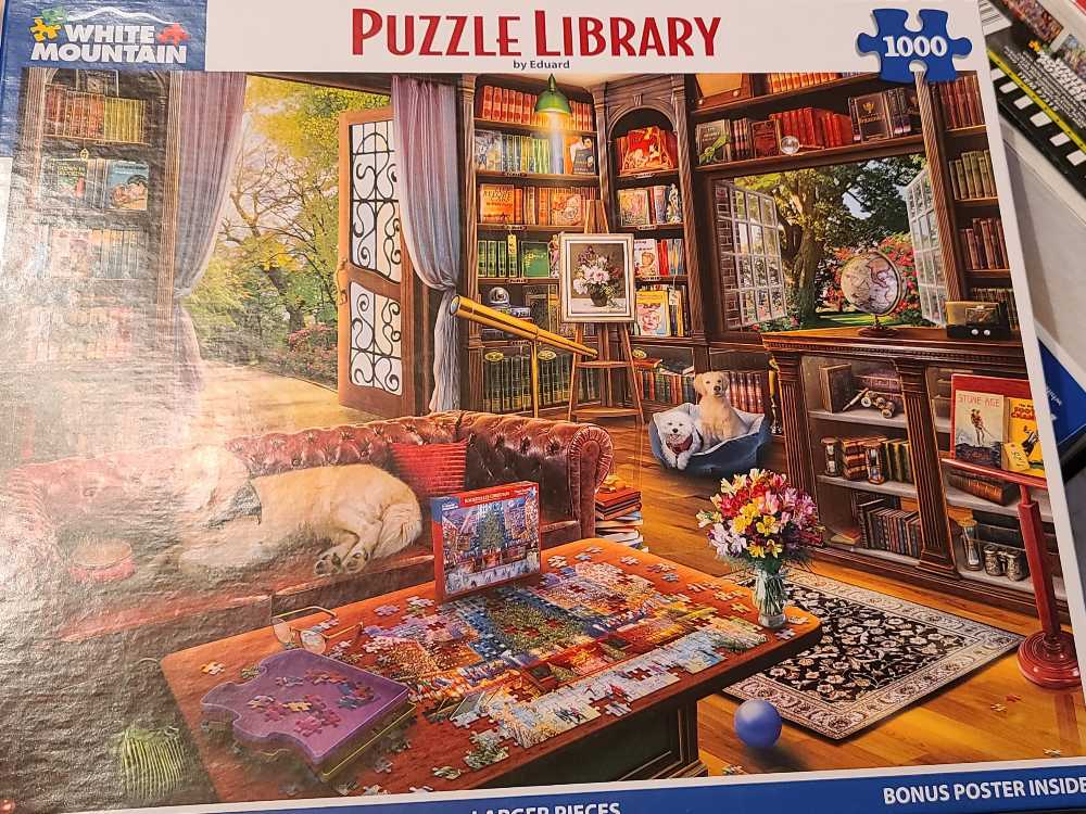 Puzzle Library - Work & Save - White Mountain puzzle collectible [Barcode 724819266371] - Main Image 4