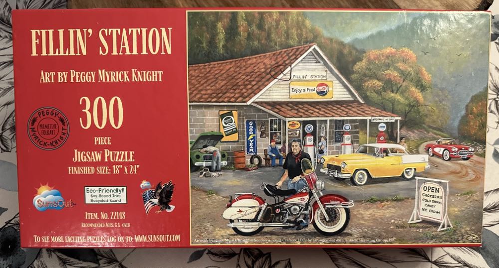 Fillin’ Station - SunsOut puzzle collectible [Barcode 796780221482] - Main Image 2
