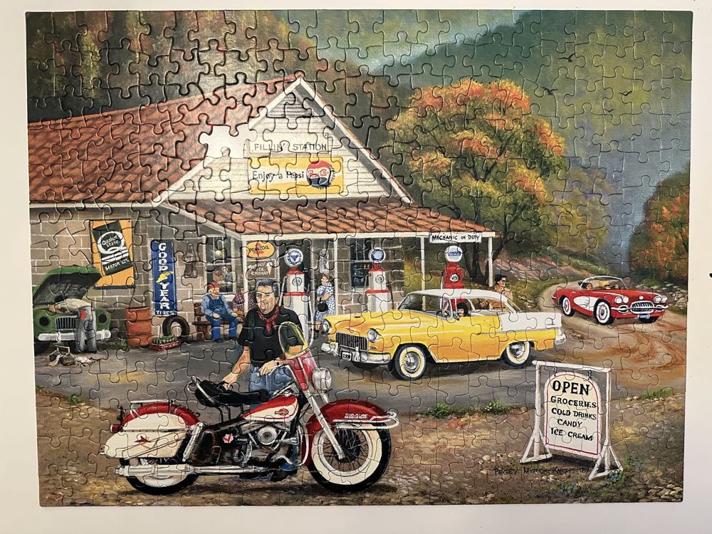 Fillin’ Station - SunsOut puzzle collectible [Barcode 796780221482] - Main Image 3