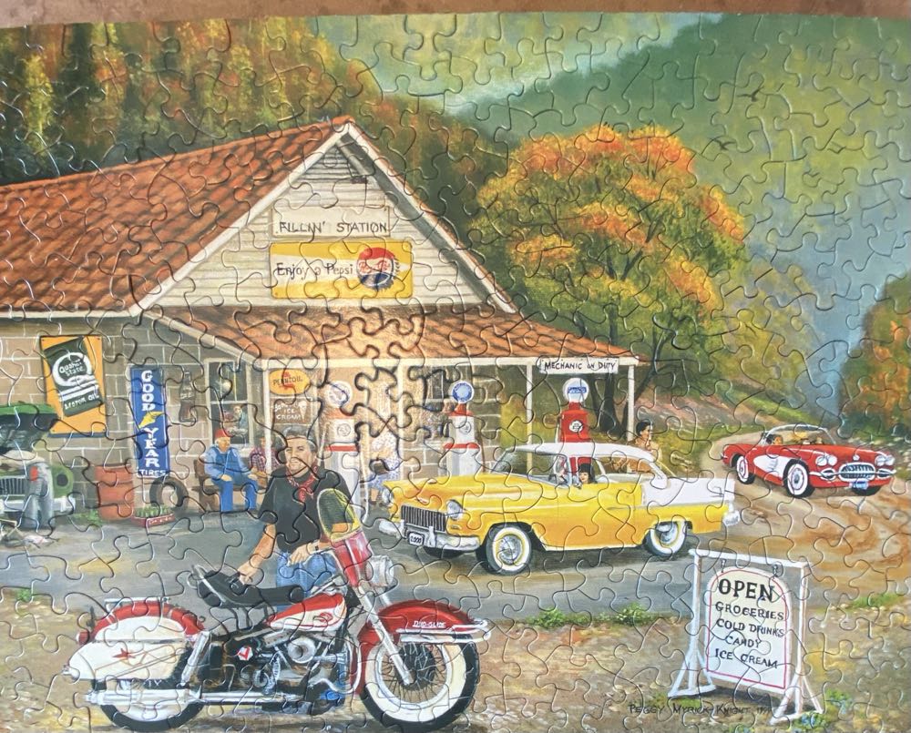 Fillin’ Station - SunsOut puzzle collectible [Barcode 796780221482] - Main Image 4