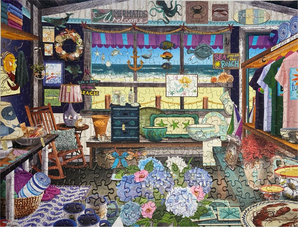 Sea And Sand Gift Shoppe - Ceaco puzzle collectible [Barcode 021081223621] - Main Image 2