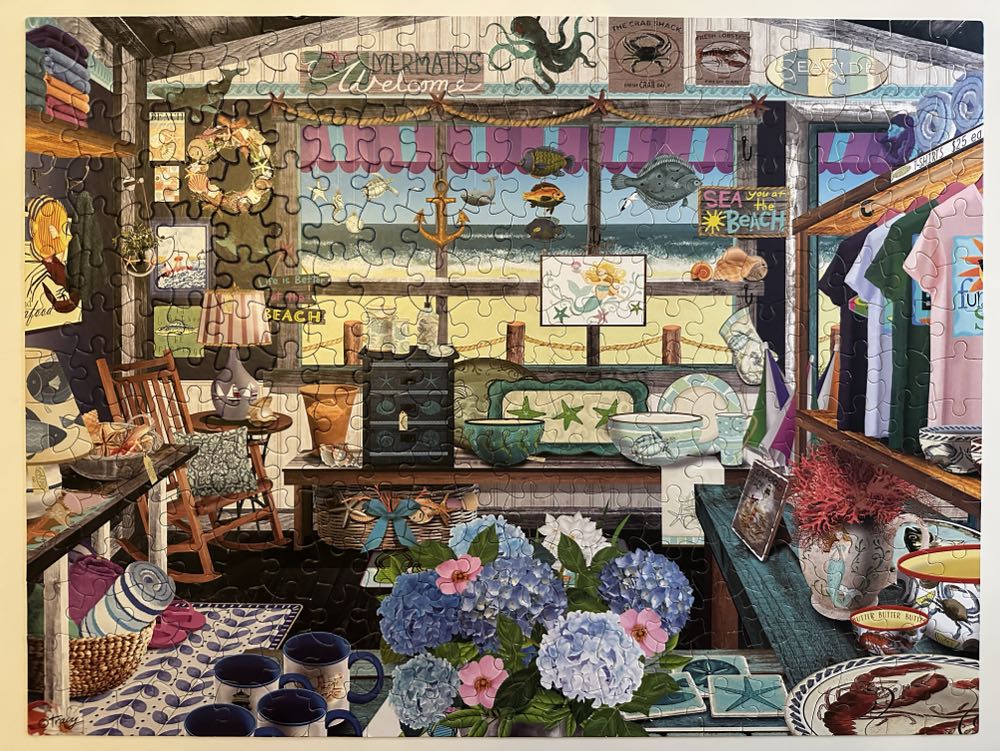 Sea And Sand Gift Shoppe - Ceaco puzzle collectible [Barcode 021081223621] - Main Image 3