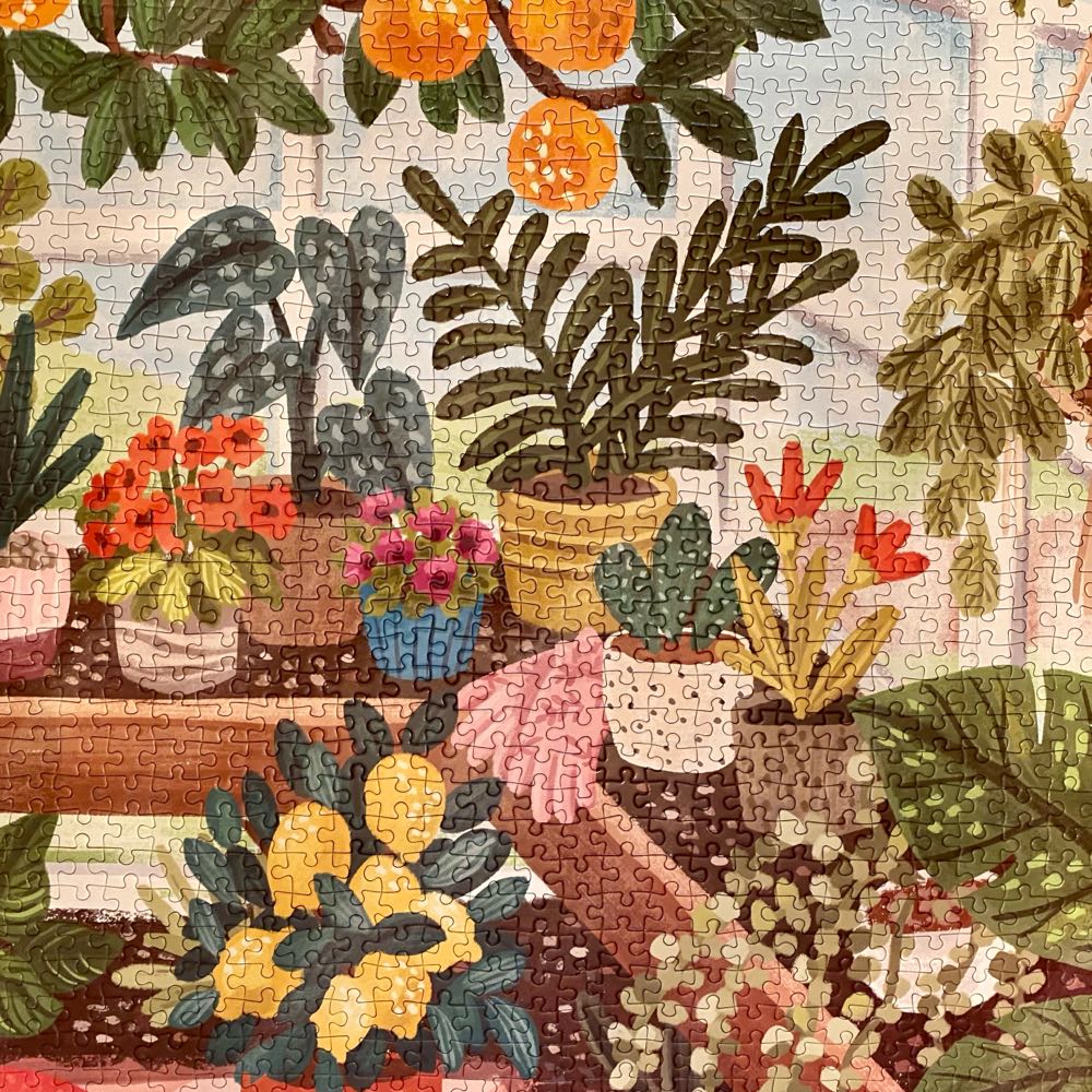 Greenhouse - Good Puzzle Co. (Galison) puzzle collectible [Barcode 616430291248] - Main Image 2