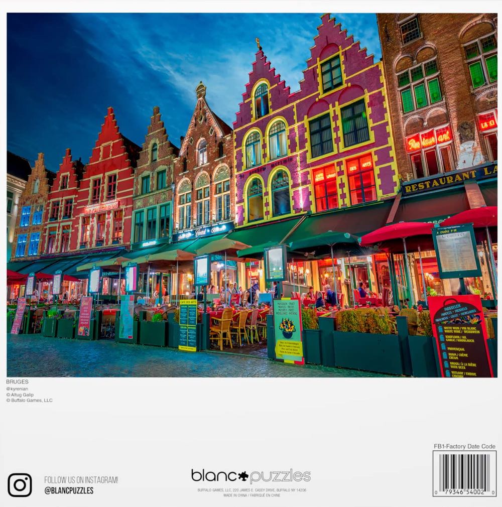 Bruges - Blanc By Buffalo puzzle collectible [Barcode 079346540020] - Main Image 3