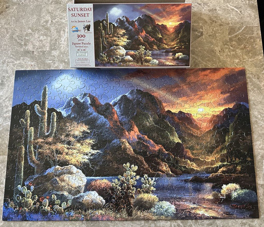 Saturday Sunset - SunsOut puzzle collectible [Barcode 796780180260] - Main Image 2