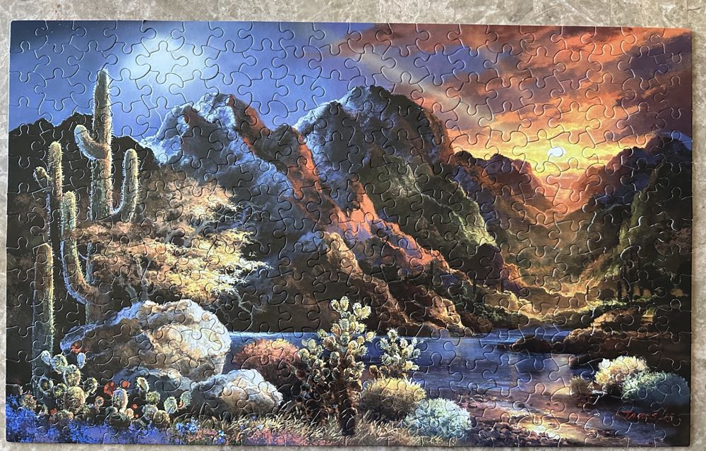 Saturday Sunset - SunsOut puzzle collectible [Barcode 796780180260] - Main Image 3