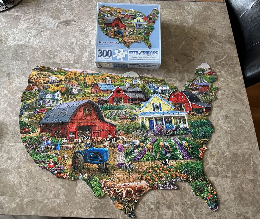 Farm Country CB - Bits & Pieces puzzle collectible [Barcode 704812112745] - Main Image 2