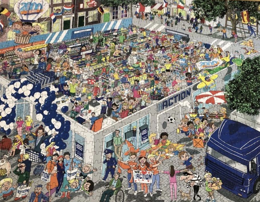 Action Winkel - Grafix puzzle collectible [Barcode 8715427087832] - Main Image 3