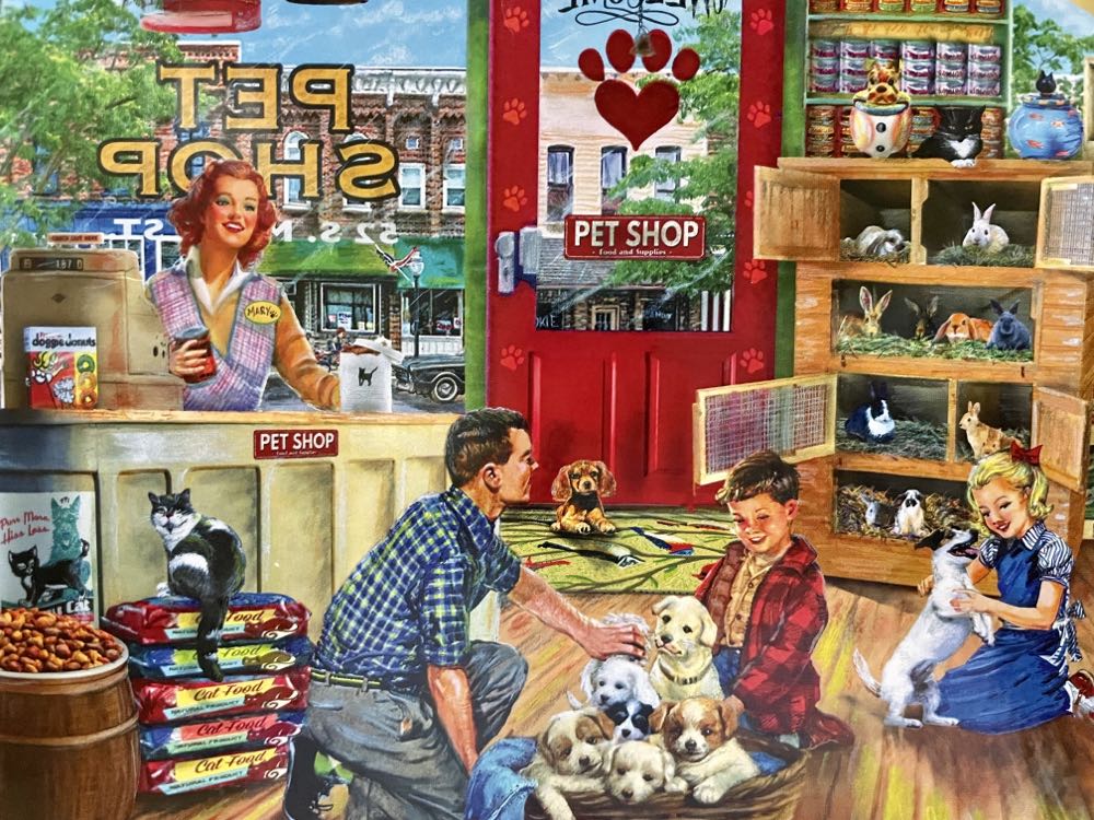Back to the Past : Pet Store Friends 🆕 - Rose Art puzzle collectible [Barcode 4895145457217] - Main Image 2