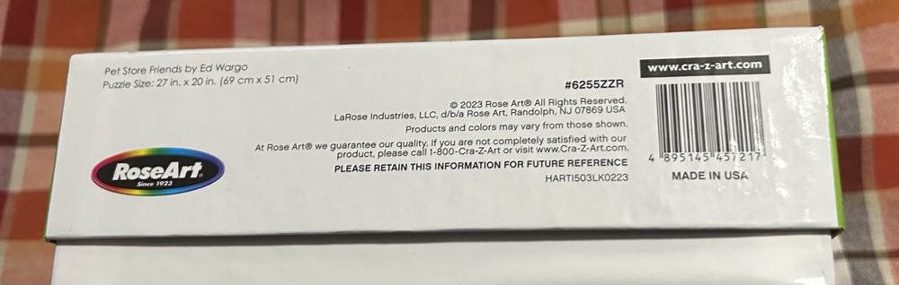 Back to the Past : Pet Store Friends 🆕 - Rose Art puzzle collectible [Barcode 4895145457217] - Main Image 3