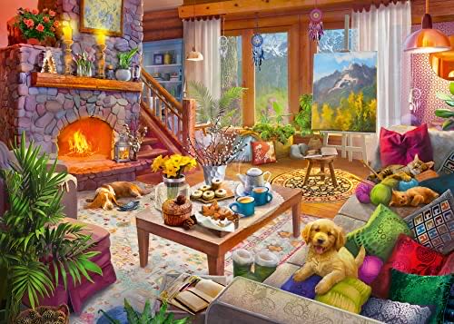 Cozy Cabin - Ravensburger puzzle collectible [Barcode 4005556174959] - Main Image 1