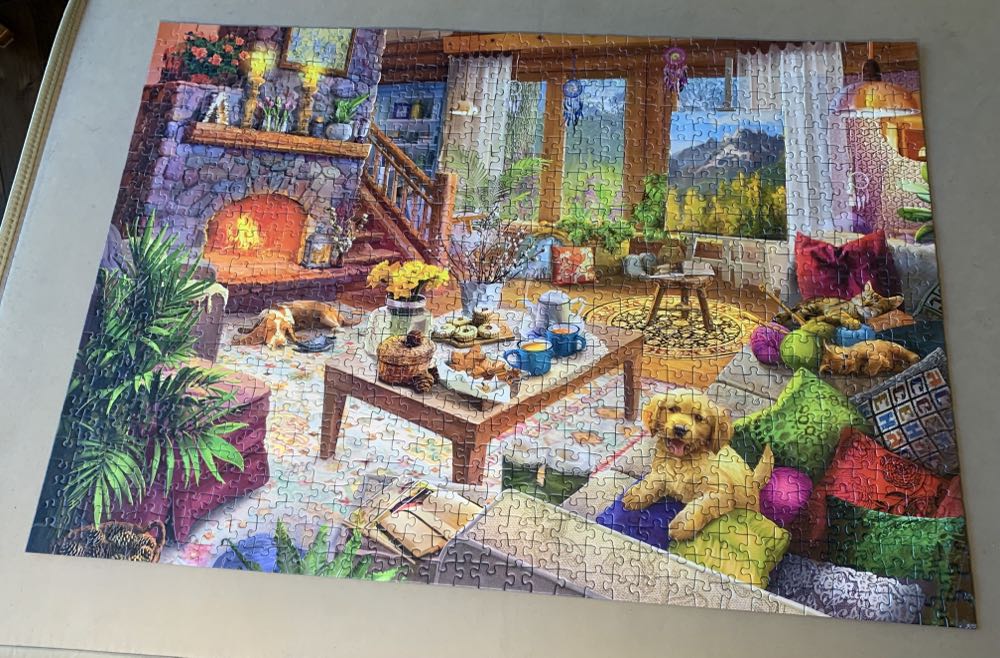 Cozy Cabin - Ravensburger puzzle collectible [Barcode 4005556174959] - Main Image 2