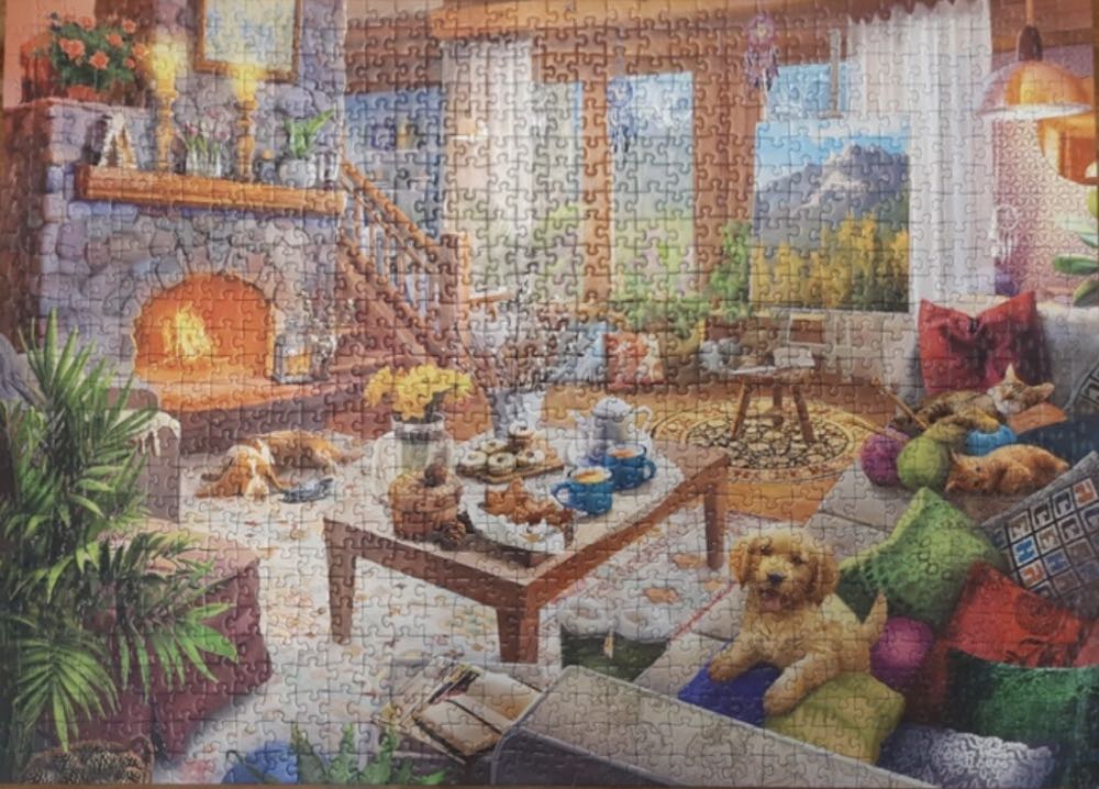 Cozy Cabin - Ravensburger puzzle collectible [Barcode 4005556174959] - Main Image 3