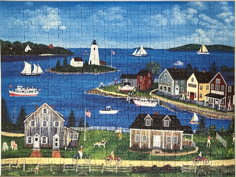 A Cove in Summer - Ravensburger puzzle collectible [Barcode 4005556135233] - Main Image 4