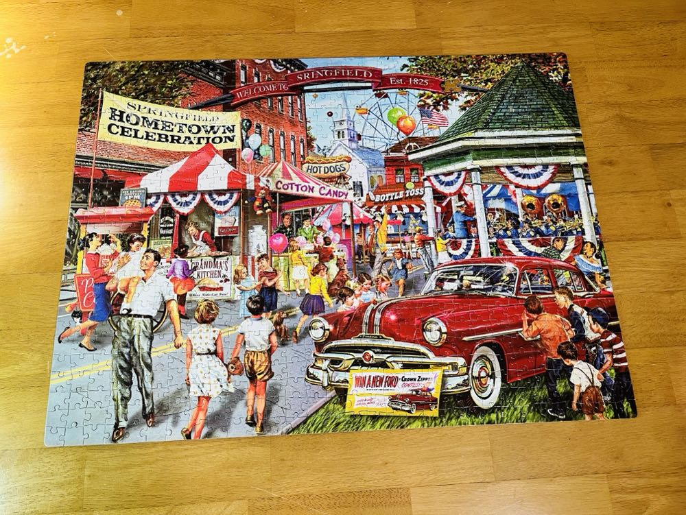 Hometown Celebration - Rose Art puzzle collectible [Barcode 4895145435529] - Main Image 2