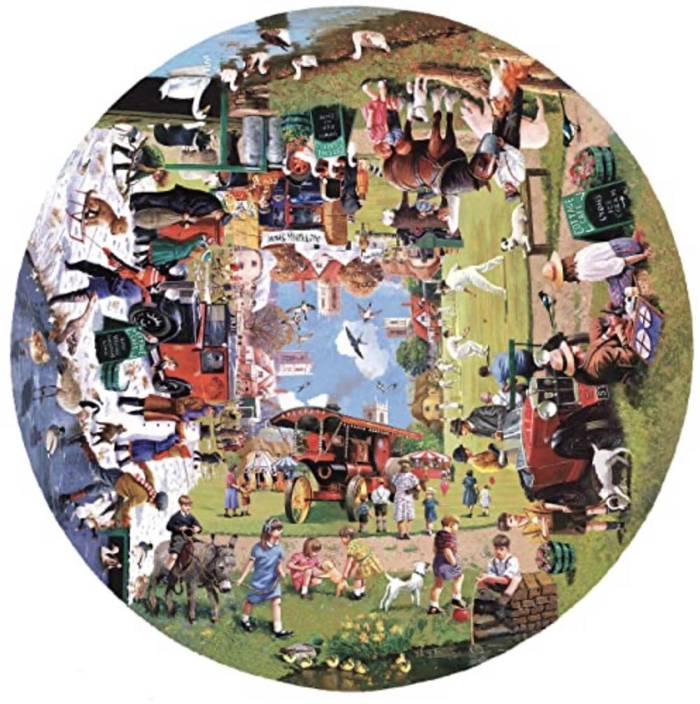 Four Seasons On The Green 🔴 - SunsOut puzzle collectible [Barcode 796780133358] - Main Image 2