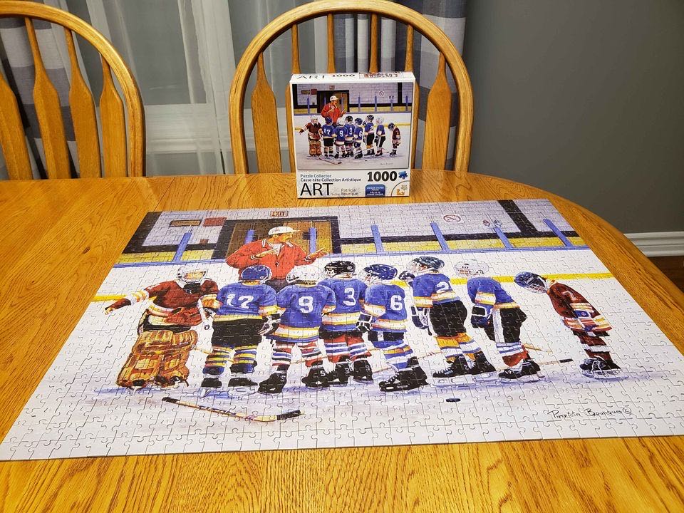 Hockey Talk - Art Gallery puzzle collectible - Main Image 2