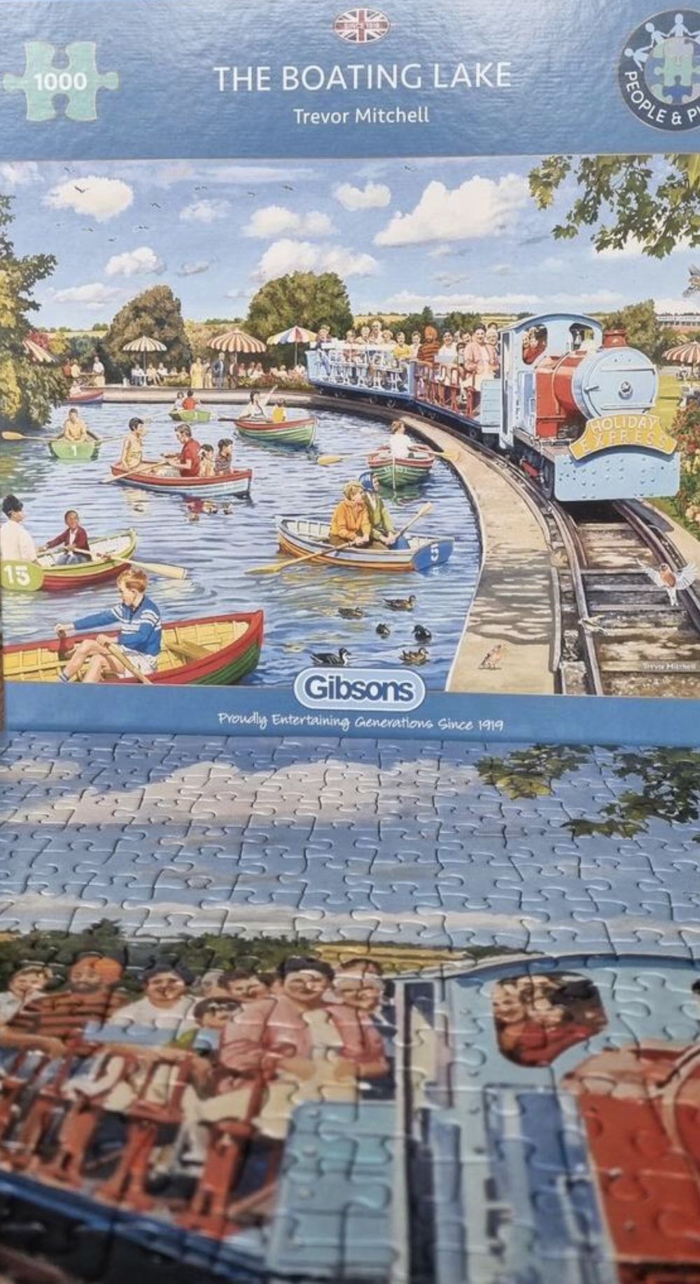 Boating Lake, The - Gibsons puzzle collectible [Barcode 5012269063615] - Main Image 4