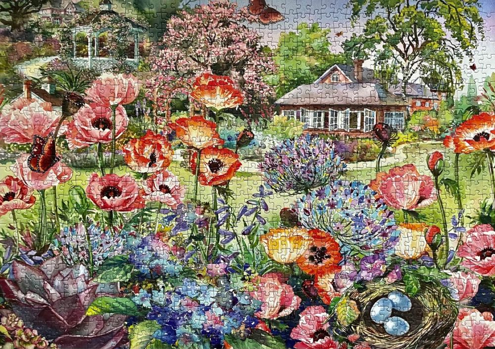 Blooming Garden - Schmidt Puzzle puzzle collectible [Barcode 4001504589752] - Main Image 3