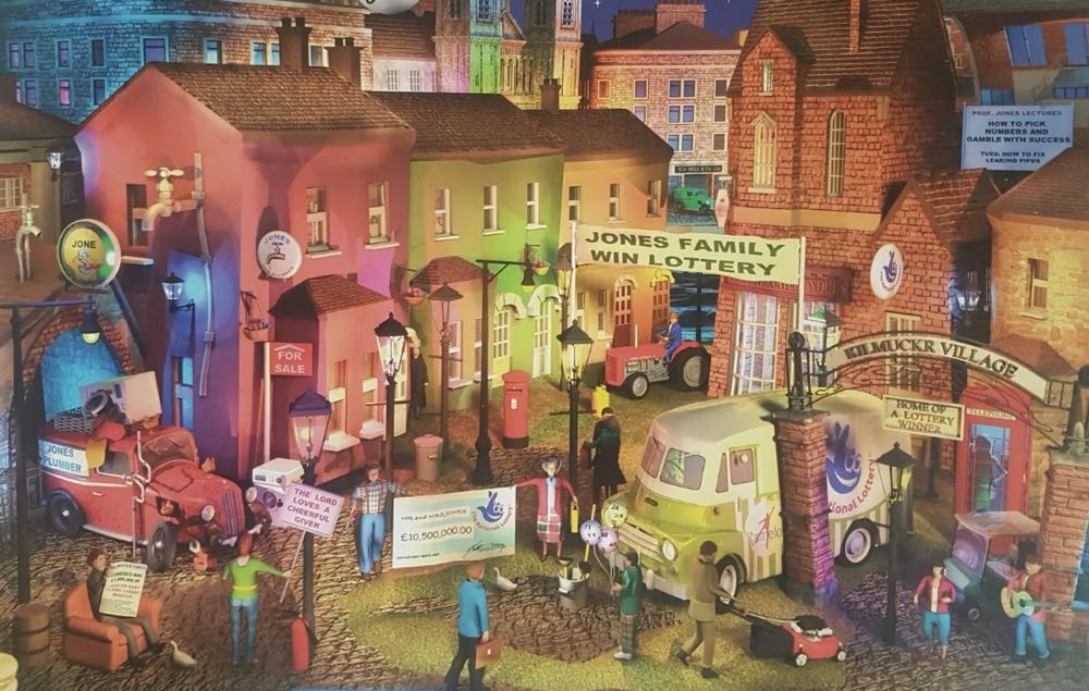 Keeping Up With The Joneses: The Big Win - Gibsons puzzle collectible [Barcode 5012269070507] - Main Image 3