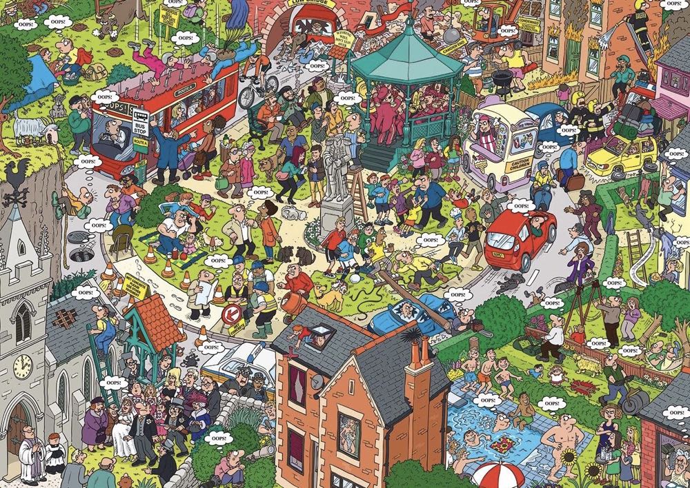 Oops! Streetlife - Gibsons puzzle collectible [Barcode 5012269070606] - Main Image 2