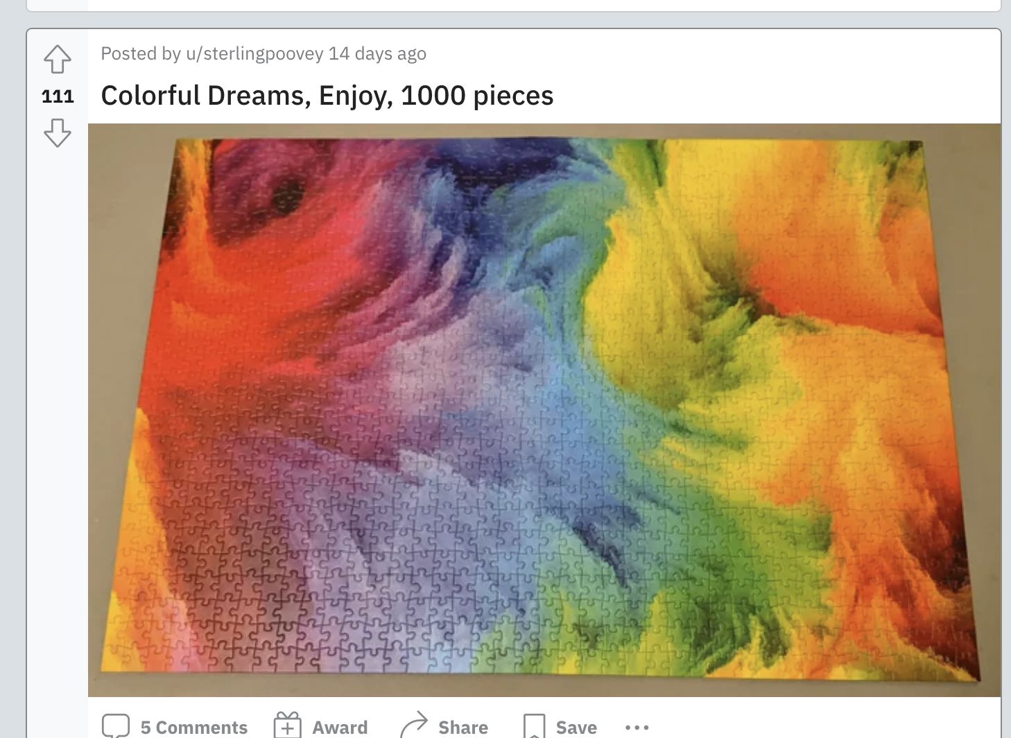 Colorful Dreams - Enjoy puzzle collectible [Barcode 5949194014705] - Main Image 2