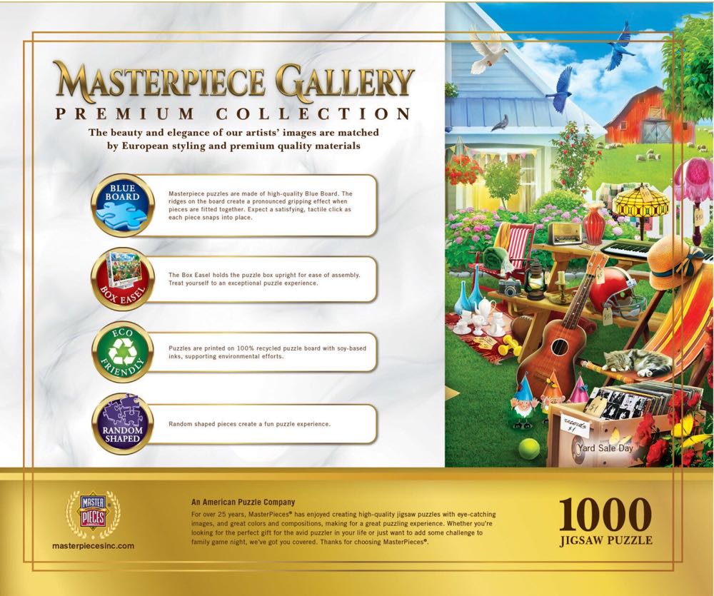 Yard Sale Day - Masterpieces, Inc. puzzle collectible [Barcode 705988821288] - Main Image 3
