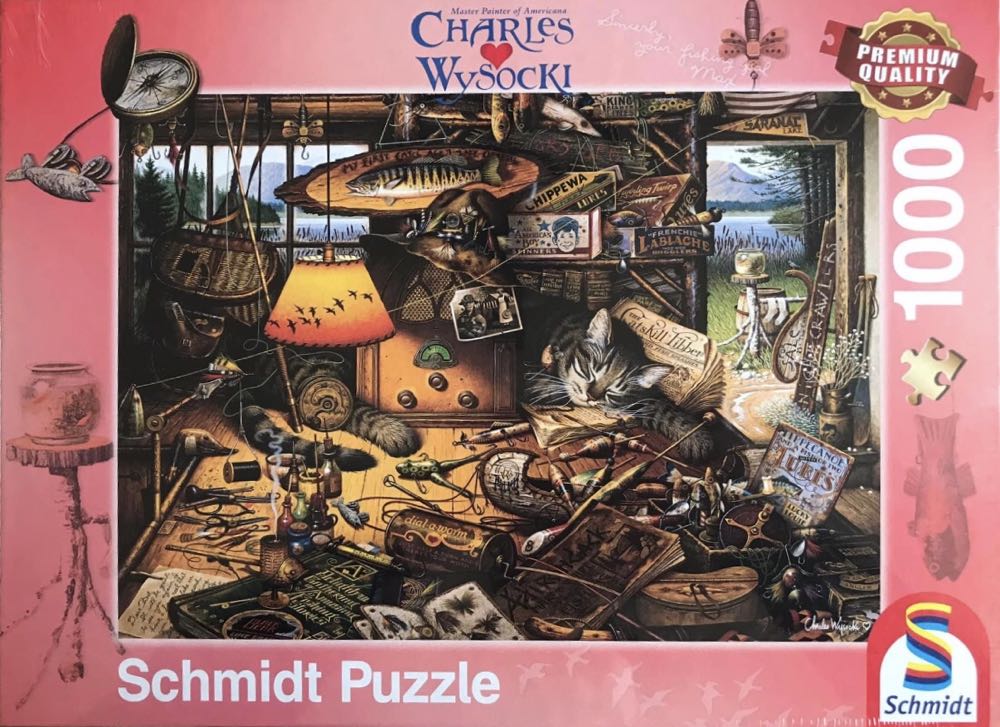 Charles Wysocki: Max in the Adirondack Mountains - Schmidt puzzle collectible [Barcode 4001504599942] - Main Image 4