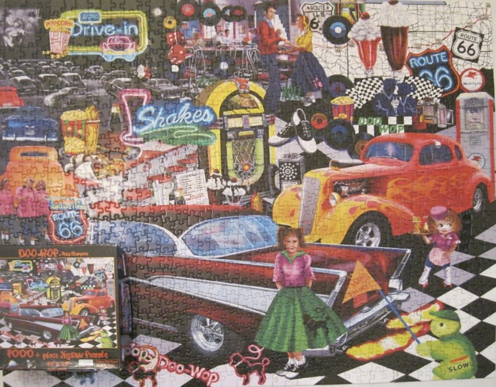 Doo-Wop - SunsOut puzzle collectible [Barcode 796780582484] - Main Image 4