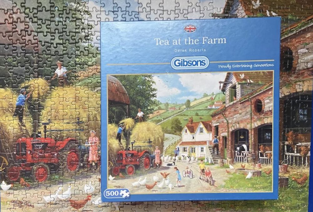 Tea at the Farm - Gibsons puzzle collectible [Barcode 5012269030600] - Main Image 4