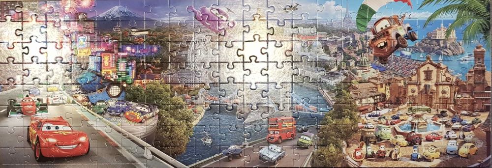 Disney Cars Panorama 🟦 - Clementoni puzzle collectible [Barcode 7435136389348] - Main Image 3