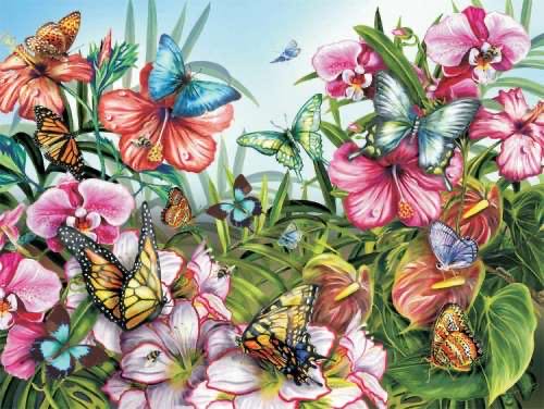 Butterfly Garden (SOLD) - Ravensburger puzzle collectible [Barcode 4005556135219] - Main Image 2
