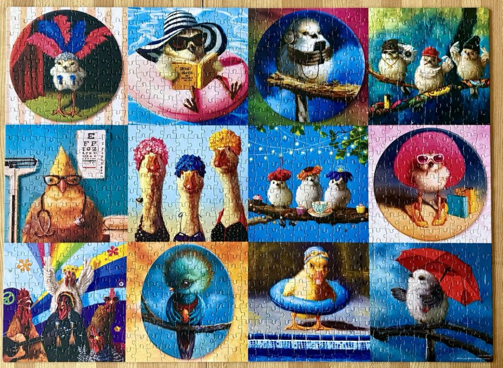 Funny Birds - Eurographics puzzle collectible [Barcode 628136657716] - Main Image 2