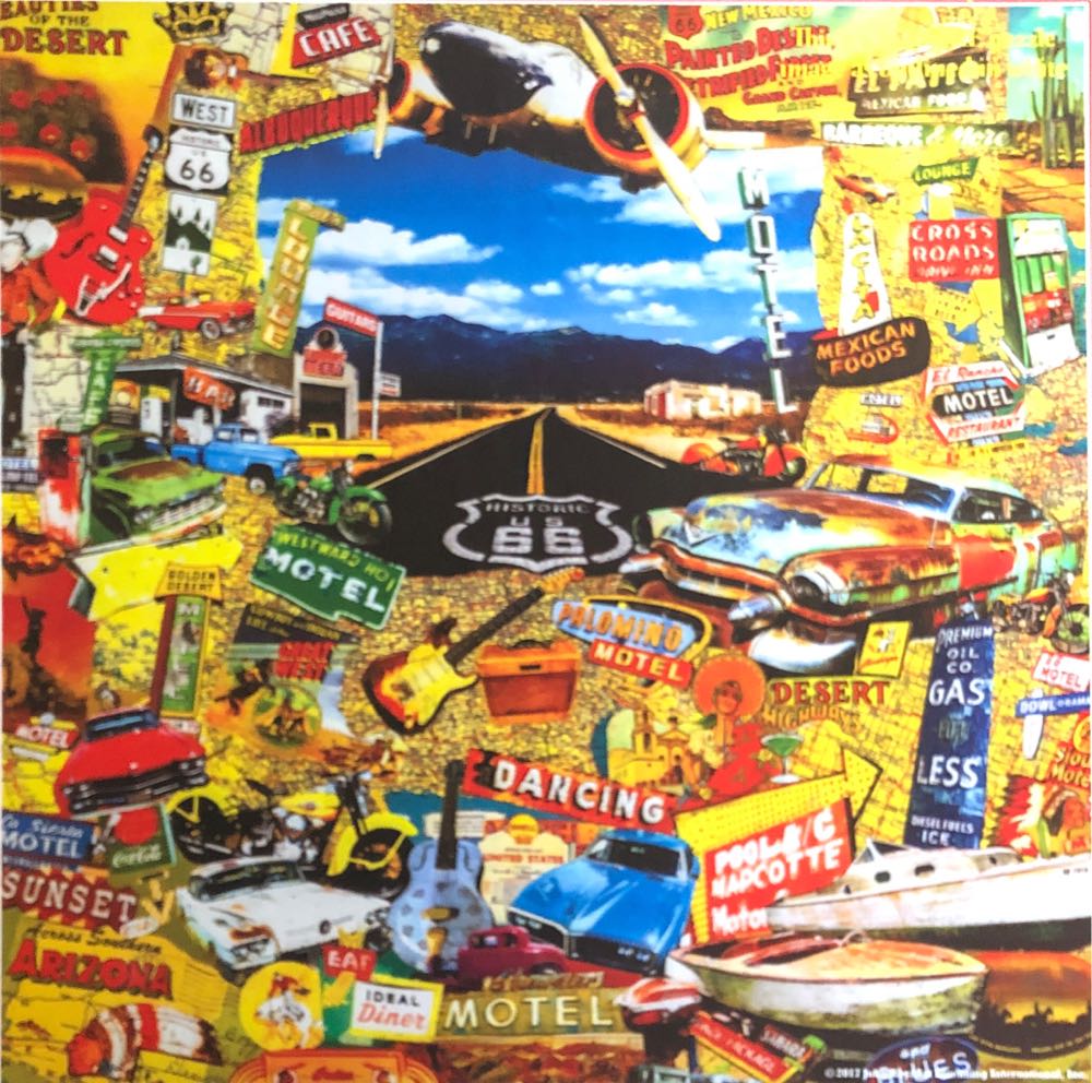 On the Route (66) - SunsOut puzzle collectible [Barcode 796780300521] - Main Image 2