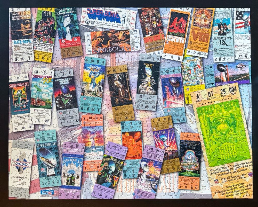 Super Bowl Tickets*^ - Springbok (Vintage) puzzle collectible - Main Image 2