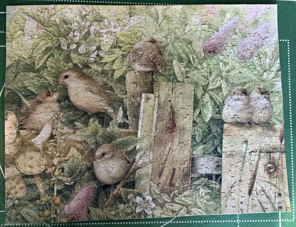 Garden Warblers - Springbok puzzle collectible - Main Image 2