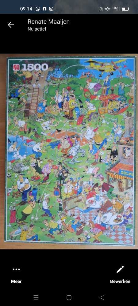 Gibsons Legpuzzel Stukjes The Market Stall Bol.com