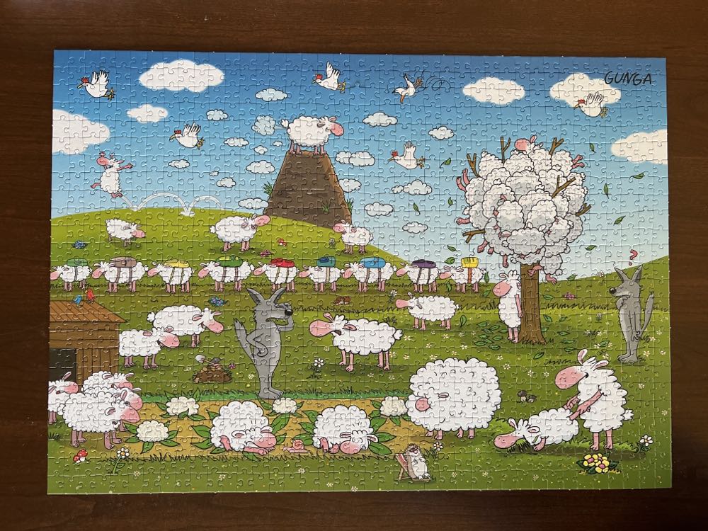 Sheep in Paradise - Piatnik puzzle collectible [Barcode 9001890555640] - Main Image 2