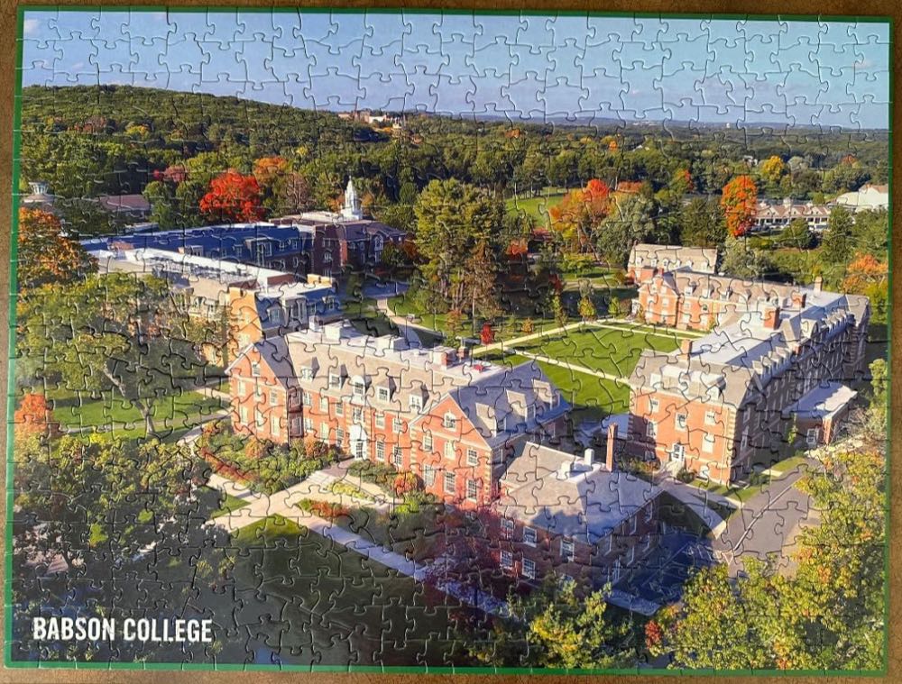 Babson College  - White Mountain Puzzles puzzle collectible [Barcode 724819265251] - Main Image 2