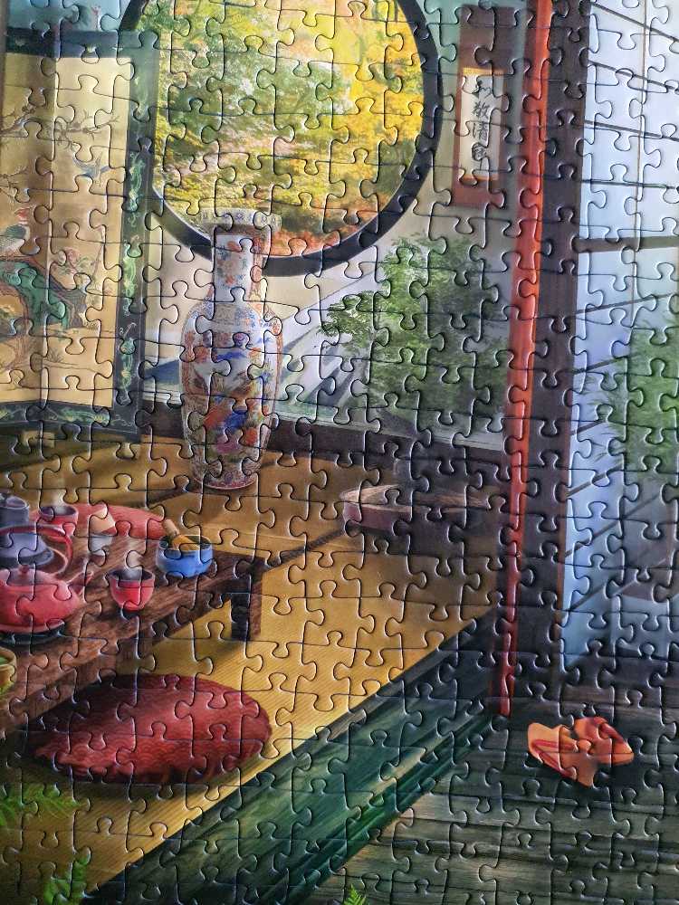 Japanese Garden Teahouse - Ravensburger 🇩🇪 puzzle collectible [Barcode 4005556174973] - Main Image 4