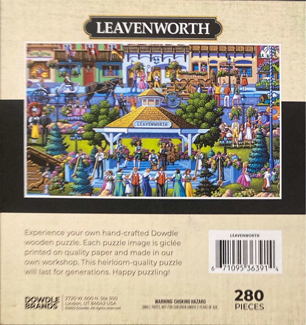 Leavenworth - Dowdle puzzle collectible [Barcode 671095363914] - Main Image 2
