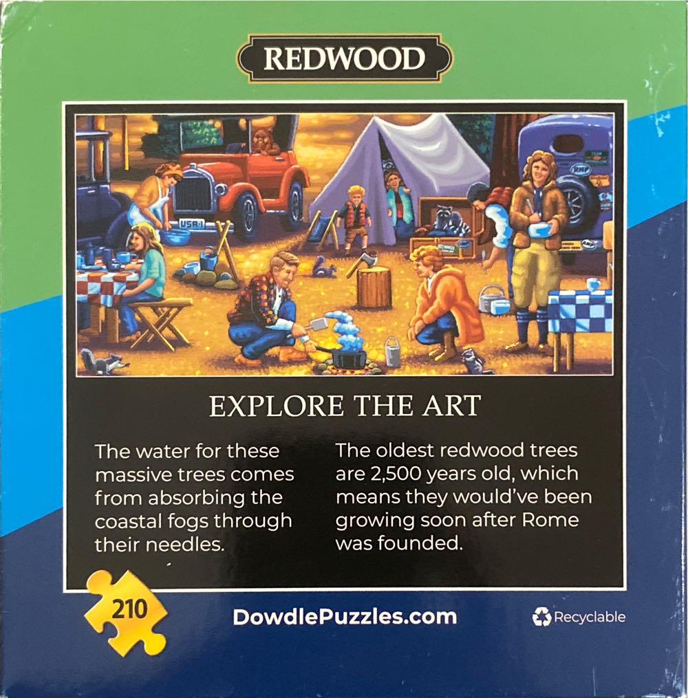 Redwood - Dowdle puzzle collectible [Barcode 671095903424] - Main Image 2