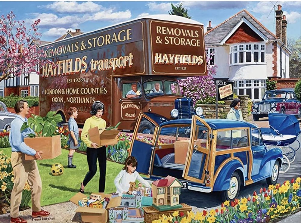 Janet Hill Advent Calendar 24 Mini Puzzles - Completed