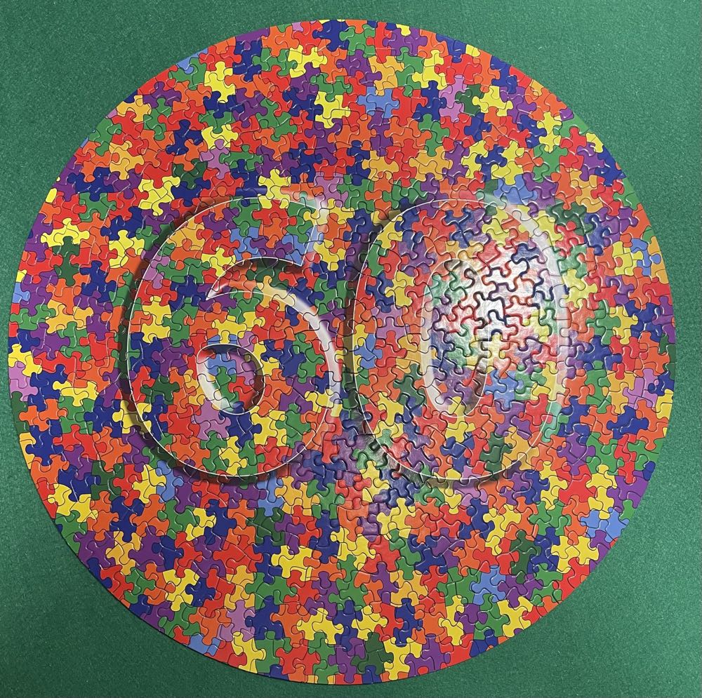 The Puzzler 60th Anniversary 🔵 - Springbok puzzle collectible [Barcode 091683030194] - Main Image 3