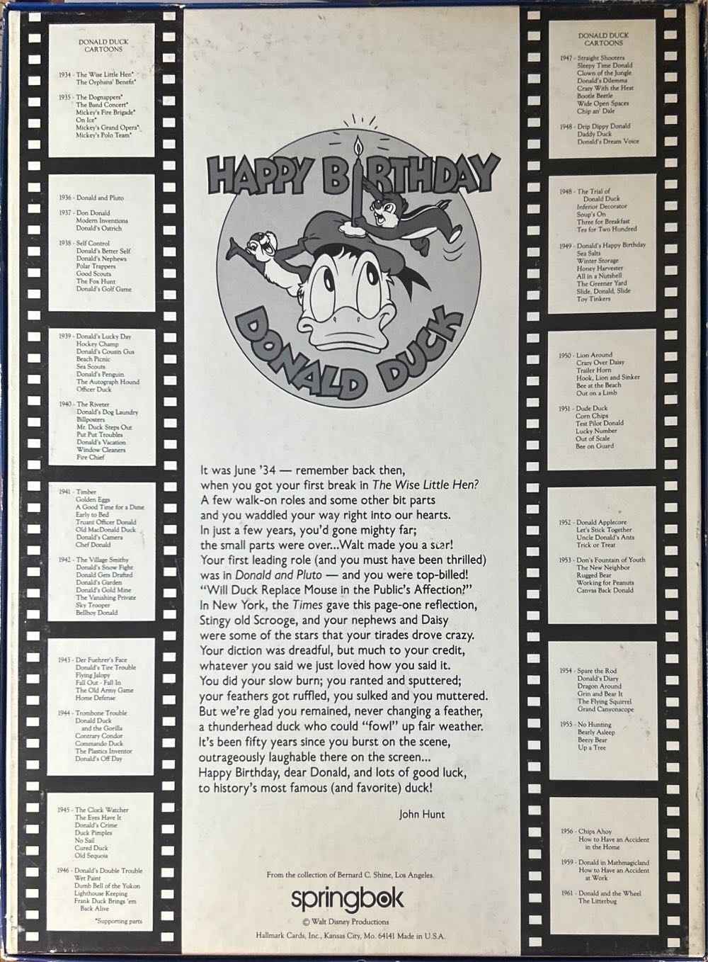 Donald Duck’s Diamond Jubilee! - Springbok puzzle collectible - Main Image 2